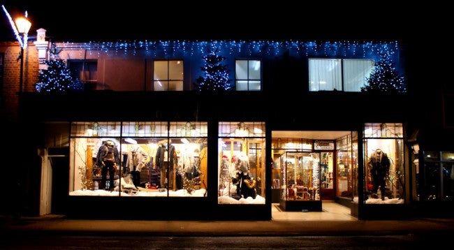 O&C Christmas Window