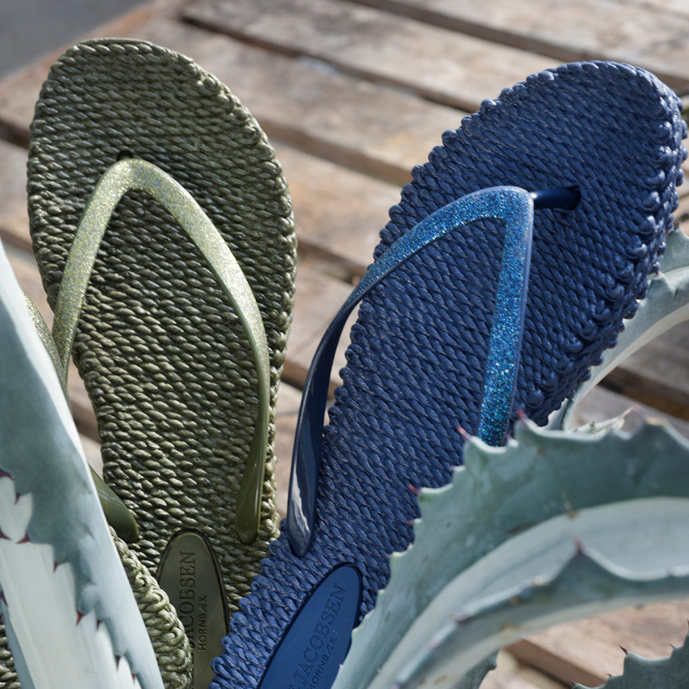 Ilse Jacbosen Glitter Flip Flops