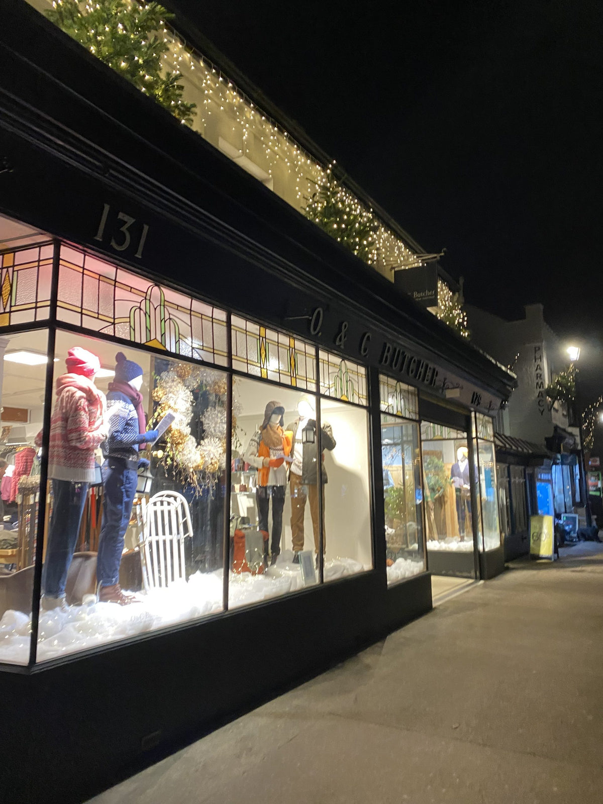 Christmas windows
