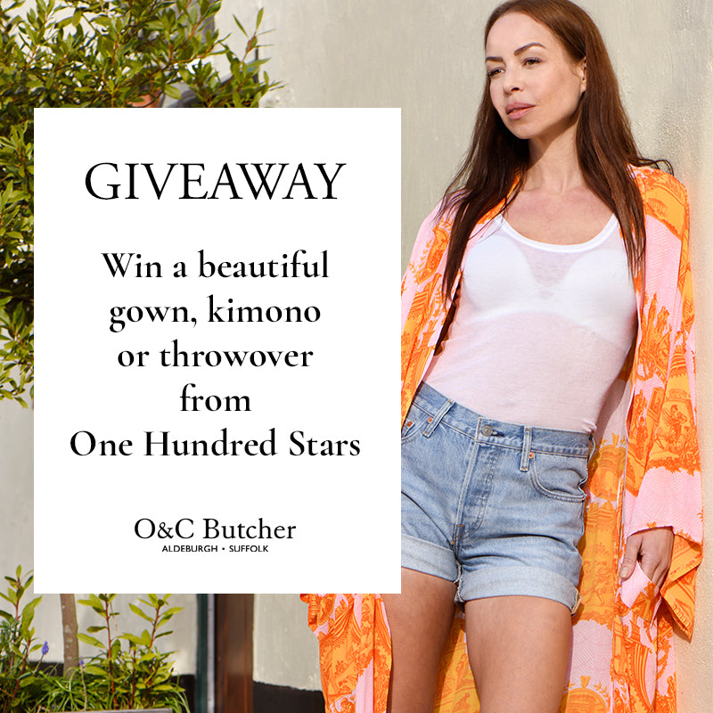 Win a One Hundred Stars Gown, Kimono or Throwover