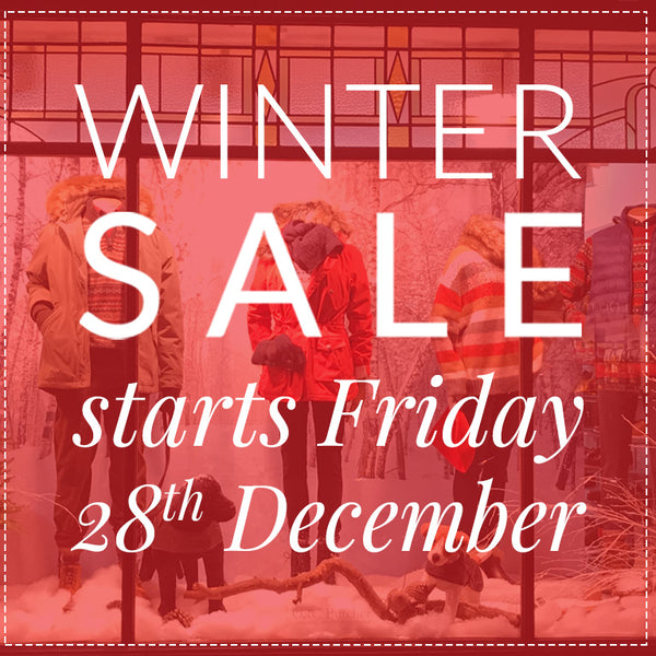 Winter Sale Starts Friday 28th November