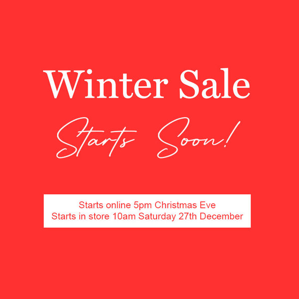 Winter Sale Starts Soon!