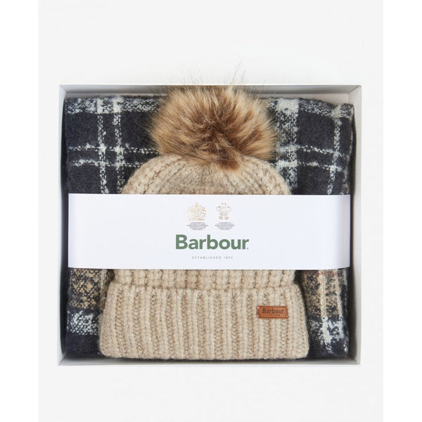 Saltburn Beanie & Tartan Scarf Set