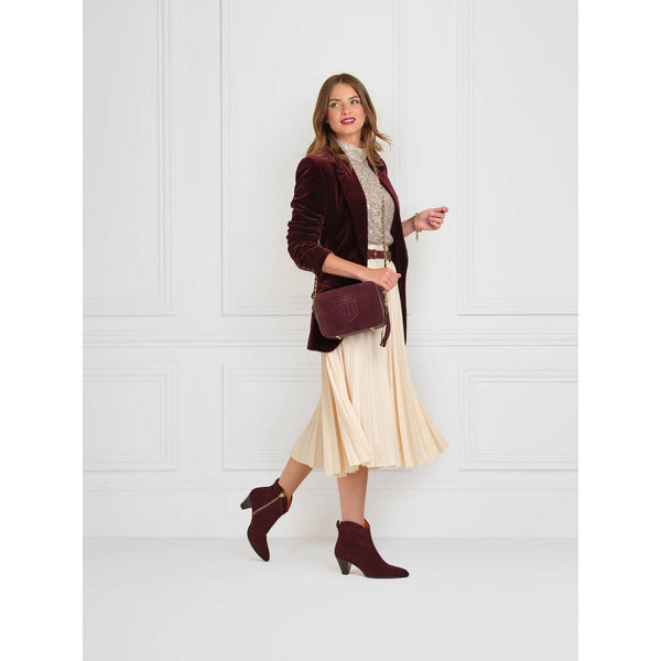 The Finsbury Suede Crossbody Bag