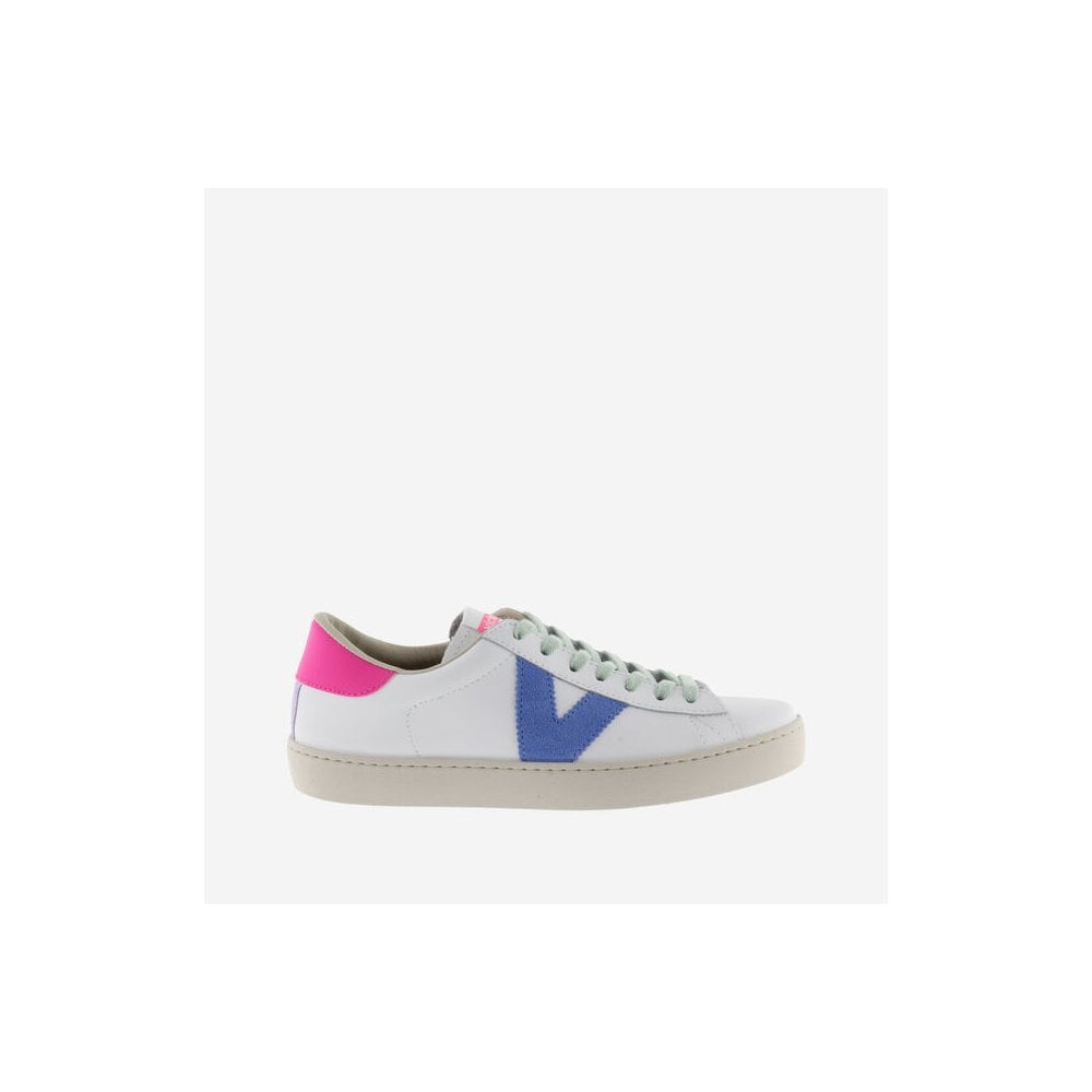 Berlin Leather And Neon Trainers