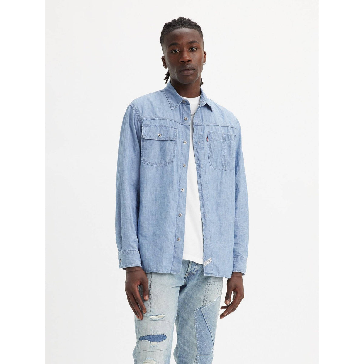 Long Sleeve Auburn Worker Shirt