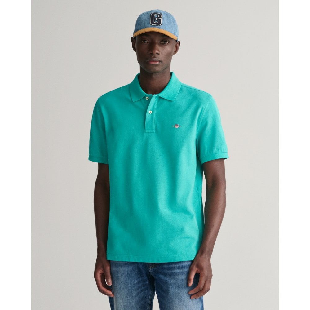 Regular Fit Shield Piqué Polo Shirt