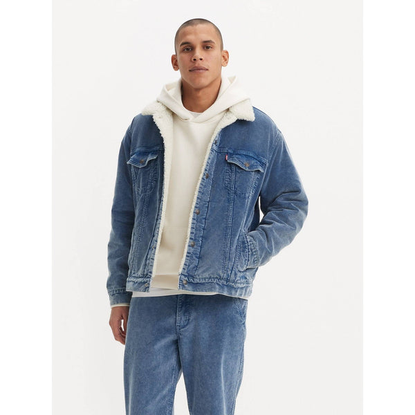 Relaxed Sherpa Trucker Jacket