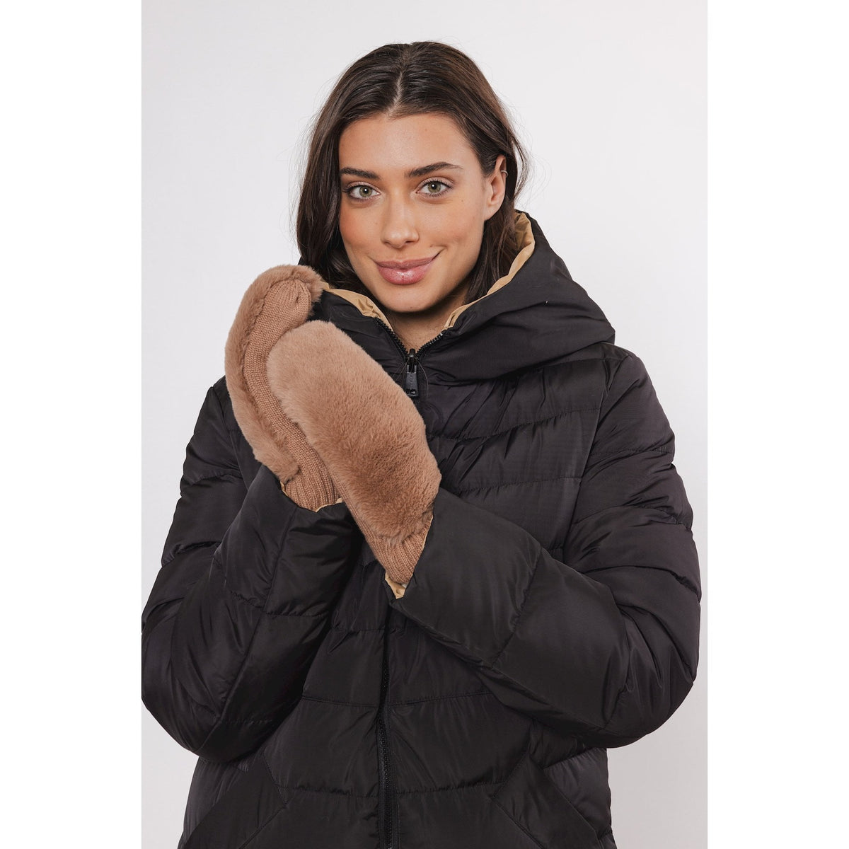 Oxo Faux Fur Gloves