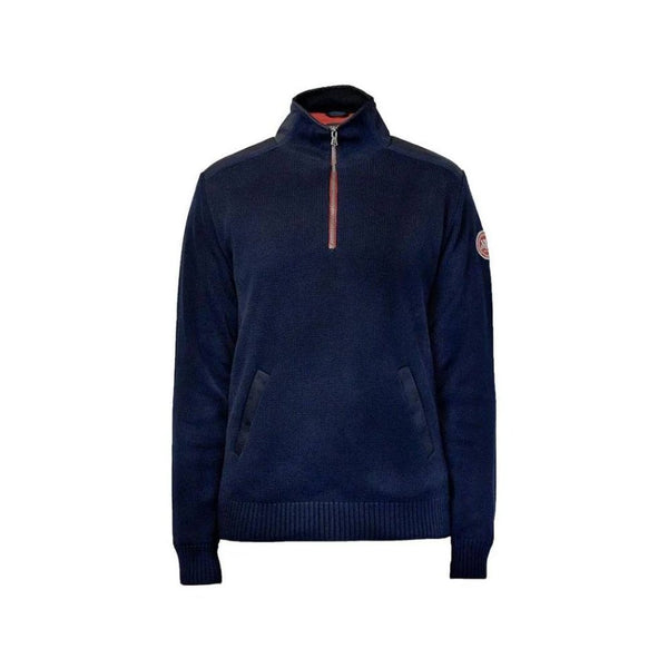 Peter Windproof 1/4 Zip Cotton Mens Jumper