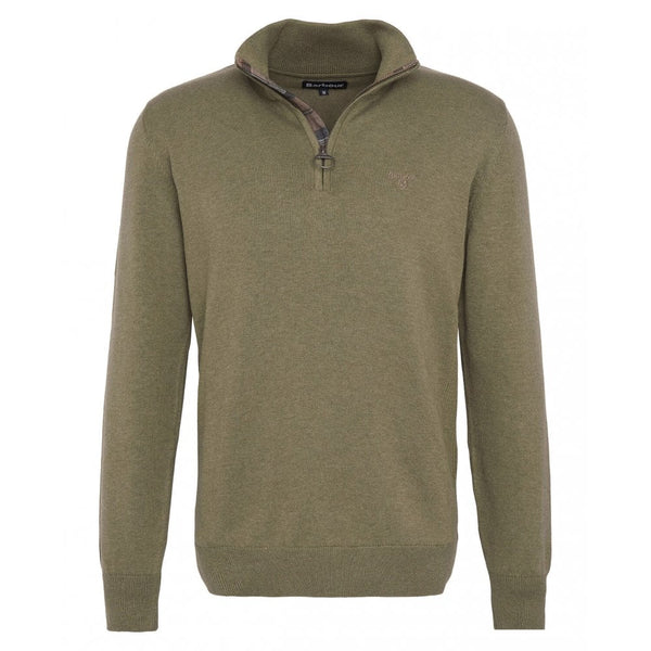 Cotton Quarter-Zip Jumper