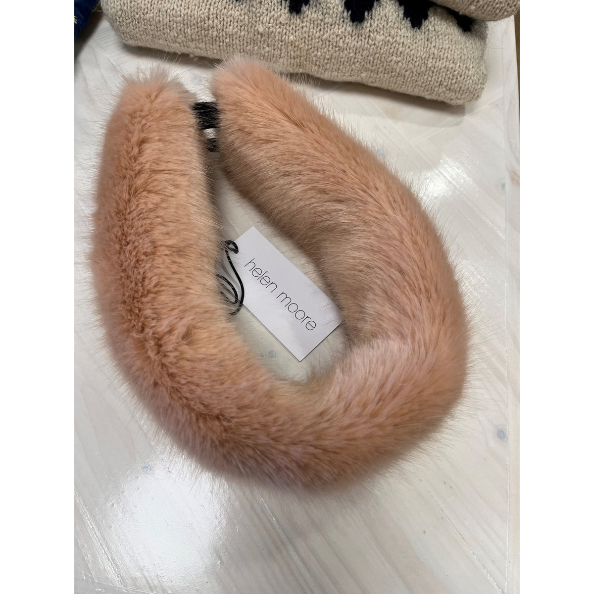 Faux Fur Huff Headband