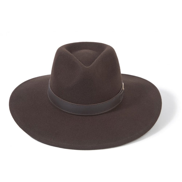 x Fairfax & Favor - The Halesworth Wide Brimmed Fedora