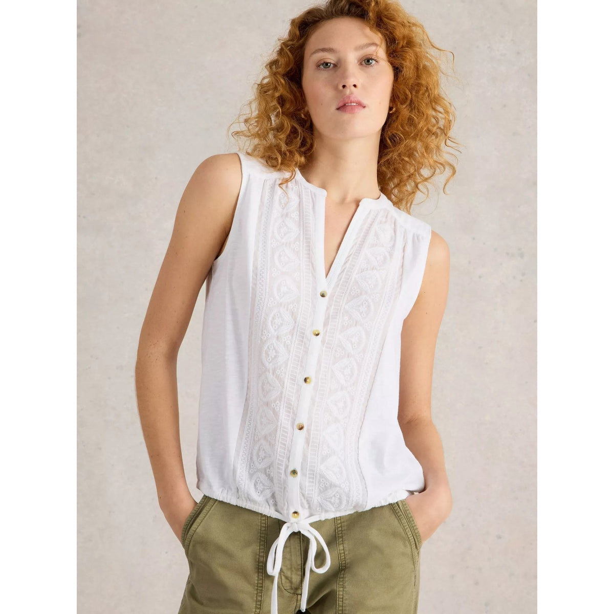 Tulip Sleeveless Shirt