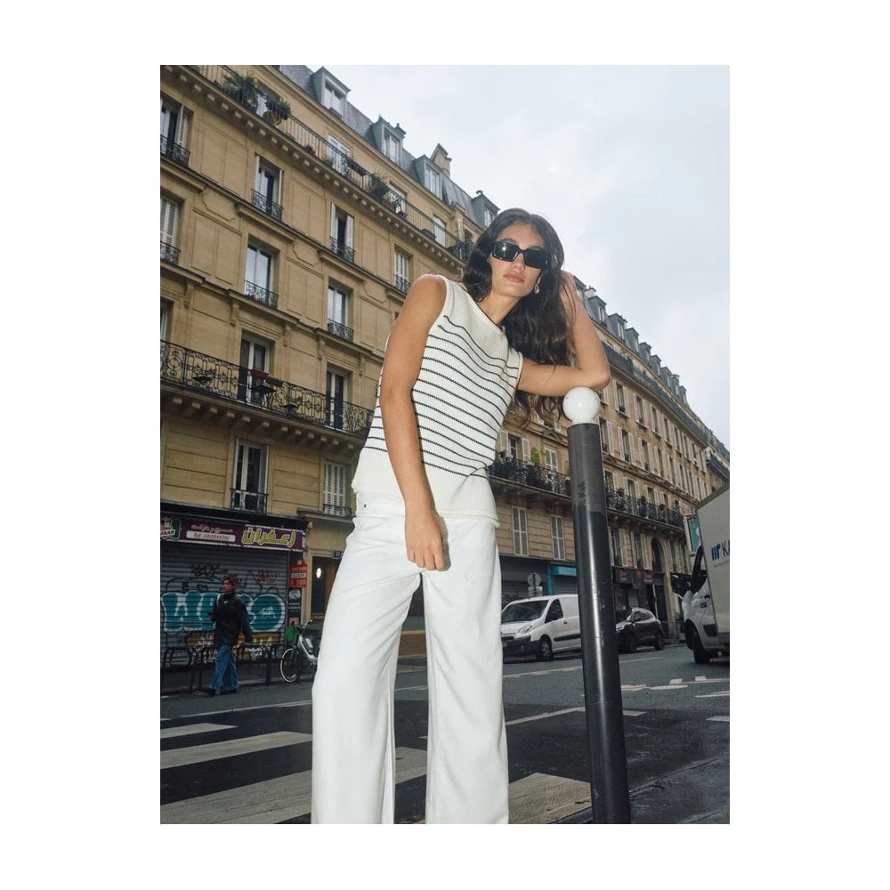Aubin SL Stripe Knit Top