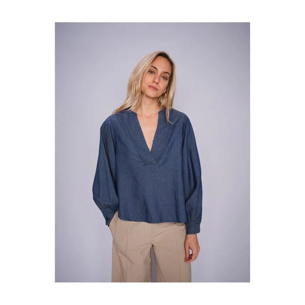 Yen Denim Blouse