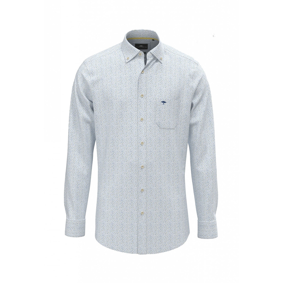 Flower Print Mix Shirt