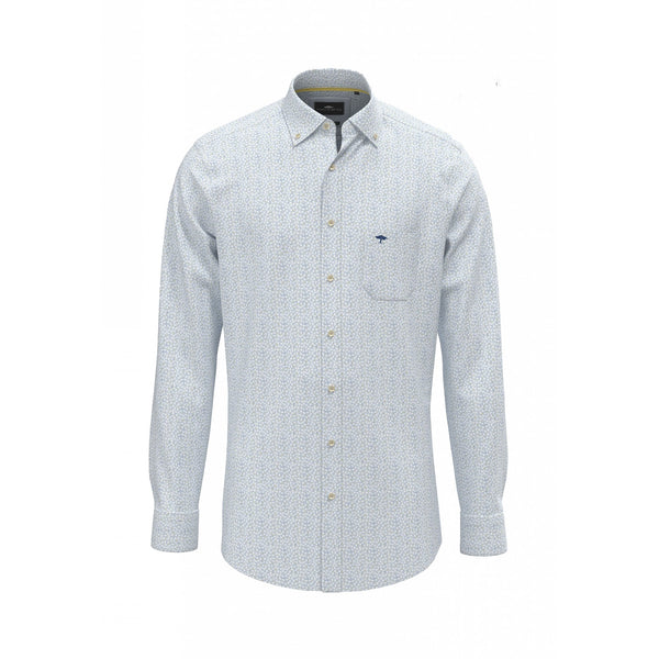 Flower Print Mix Shirt
