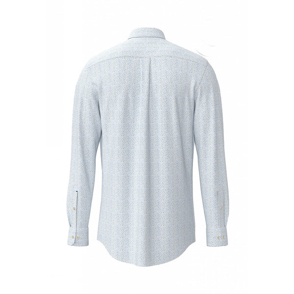 Flower Print Mix Shirt