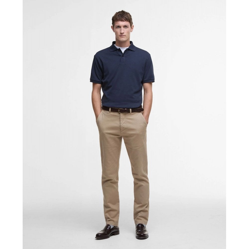 Washed Stretch Tailored Trousers