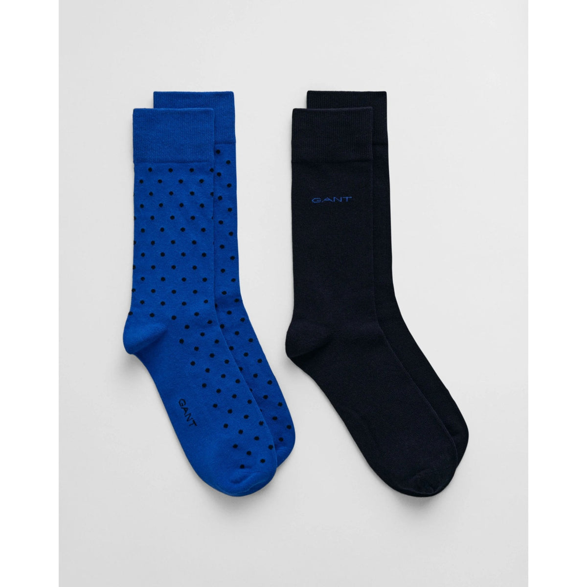 2-Pack Dot & Solid Socks