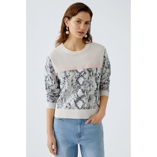 Snake Pattern Pullover