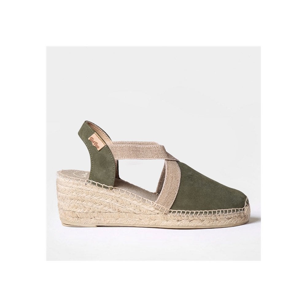 Tona Suede Espadrilles With Elastics