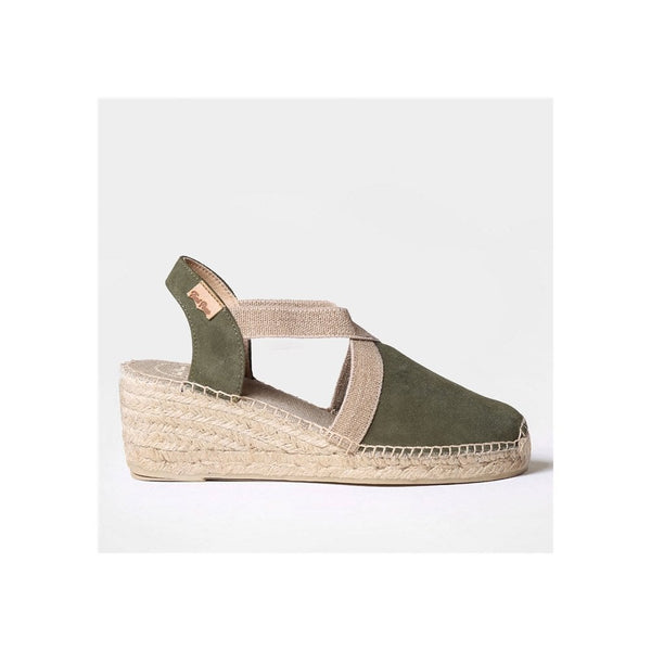 Tona Suede Espadrilles With Elastics