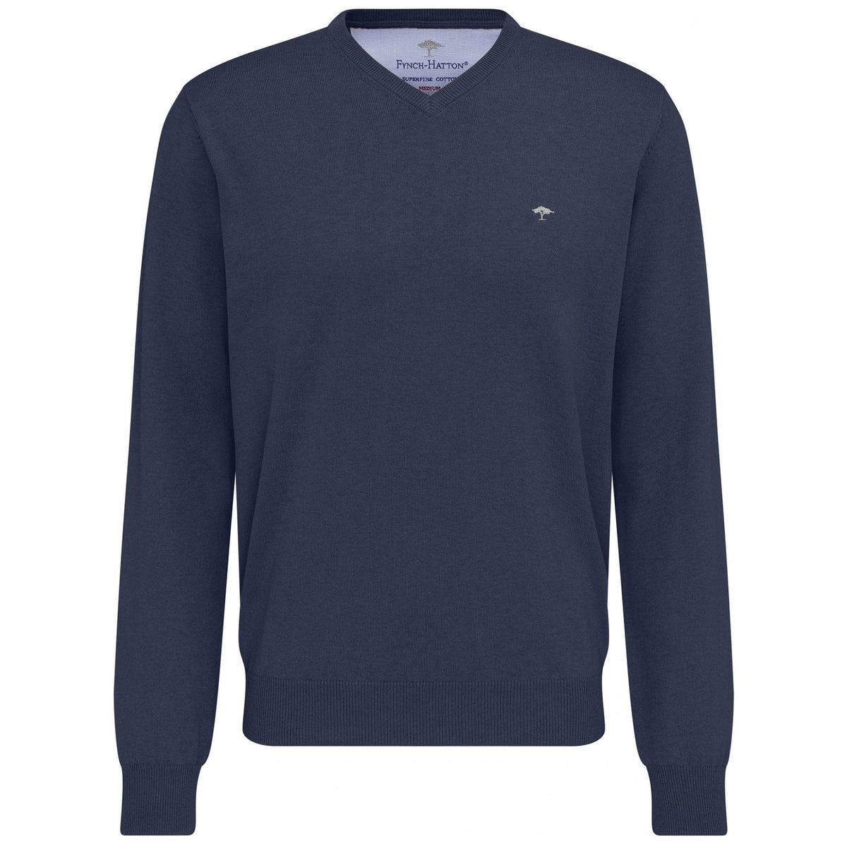 V-Neck Fine Knit Jumper
