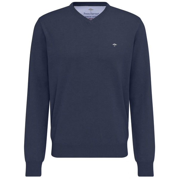 V-Neck Fine Knit Jumper