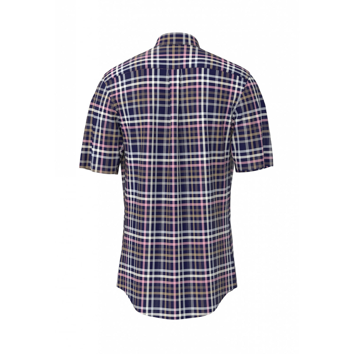 Combi Slub Checks Short Sleeve Shirt