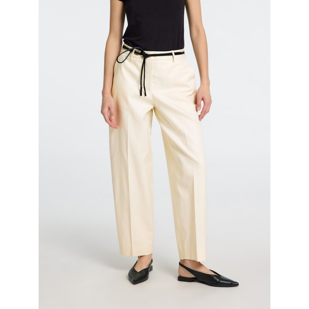 Merla Mid Waist Barrel Fit Trousers