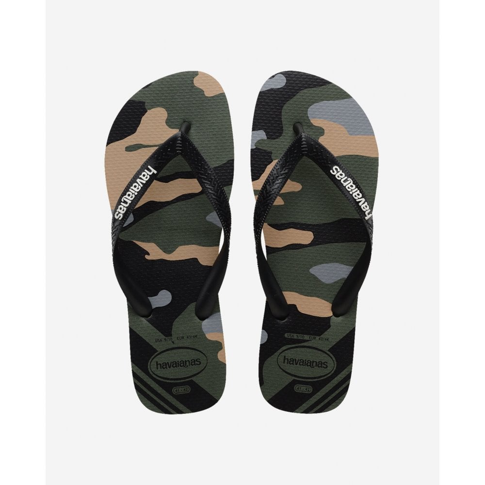 Top Camu Flip Flops