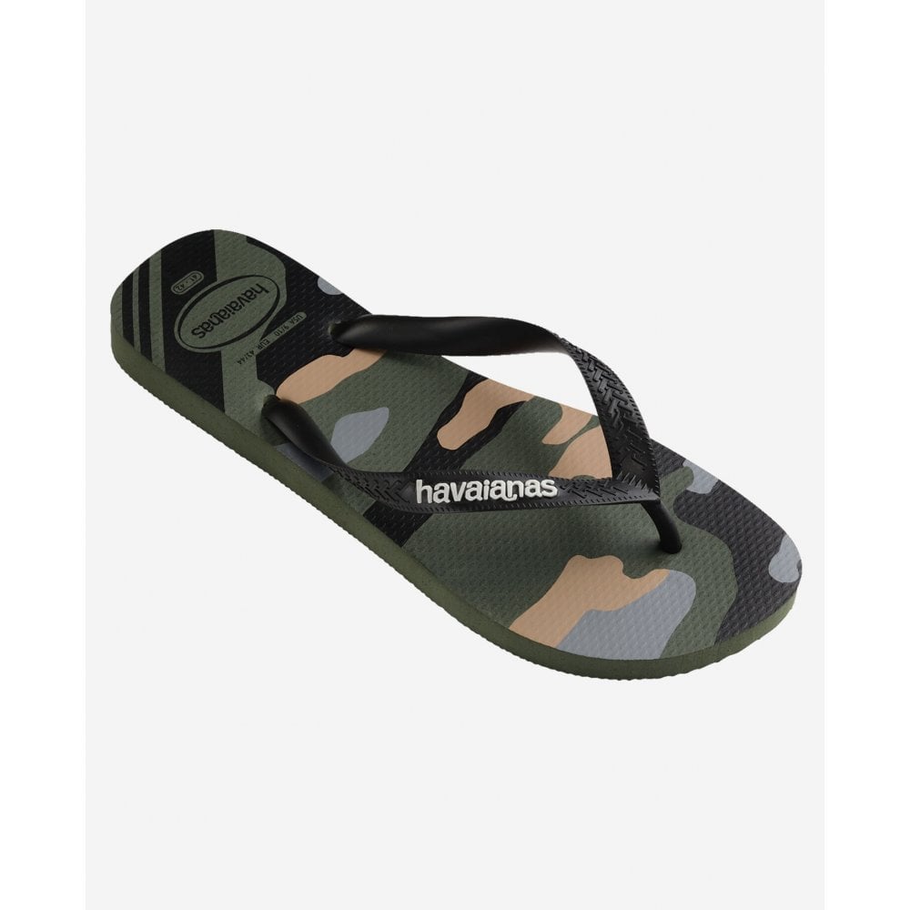Top Camu Flip Flops