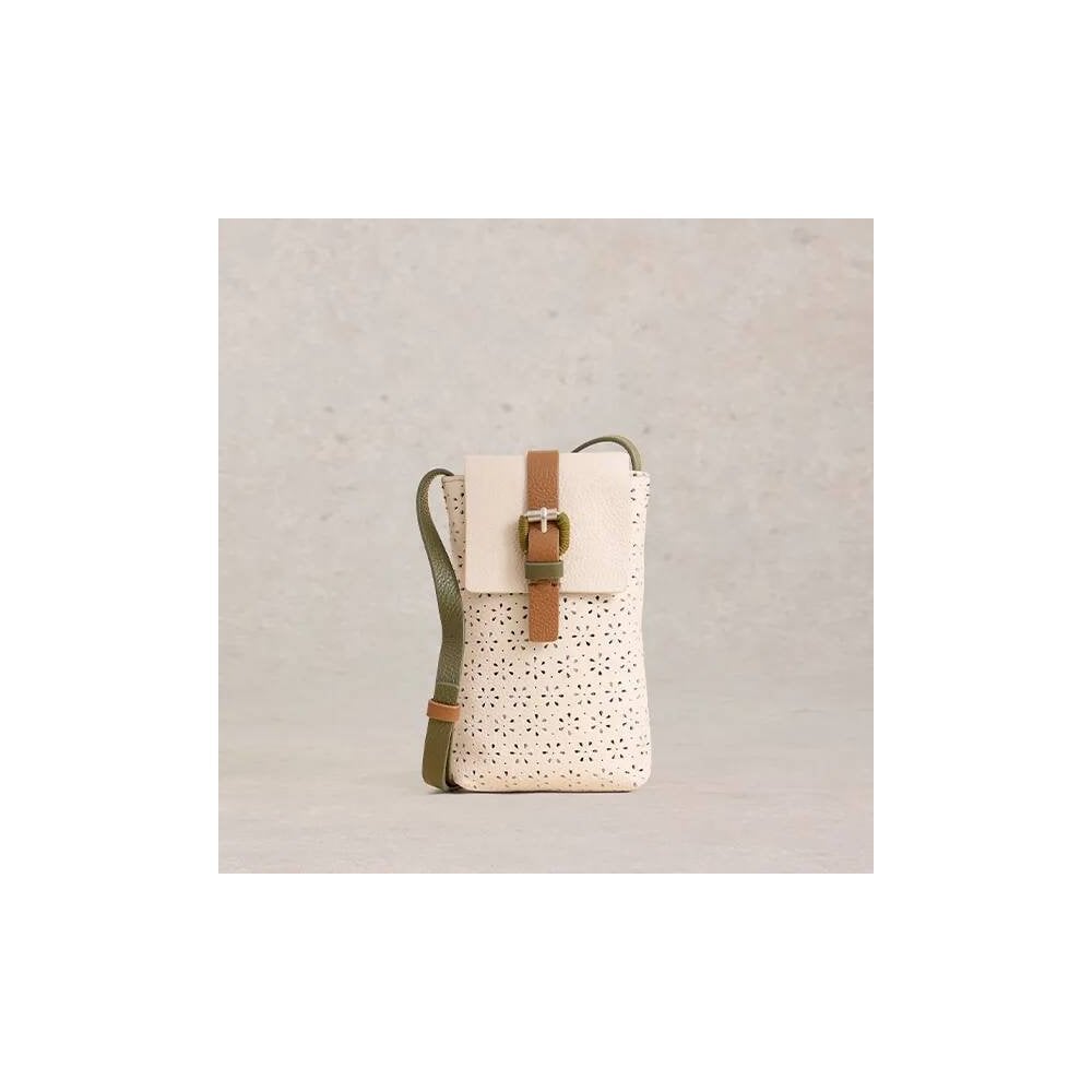 Clara Buckle Leather Phone Bag