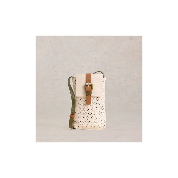 Clara Buckle Leather Phone Bag