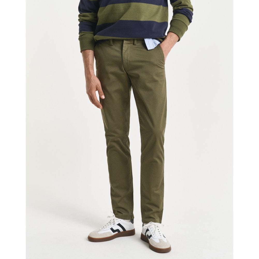 Slim Fit Twill Chinos