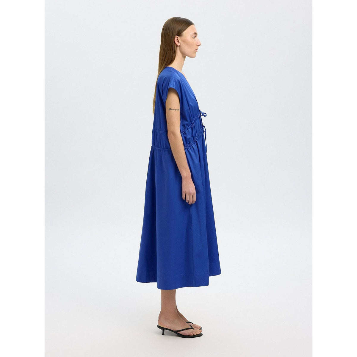 Tie Front Midi Dress