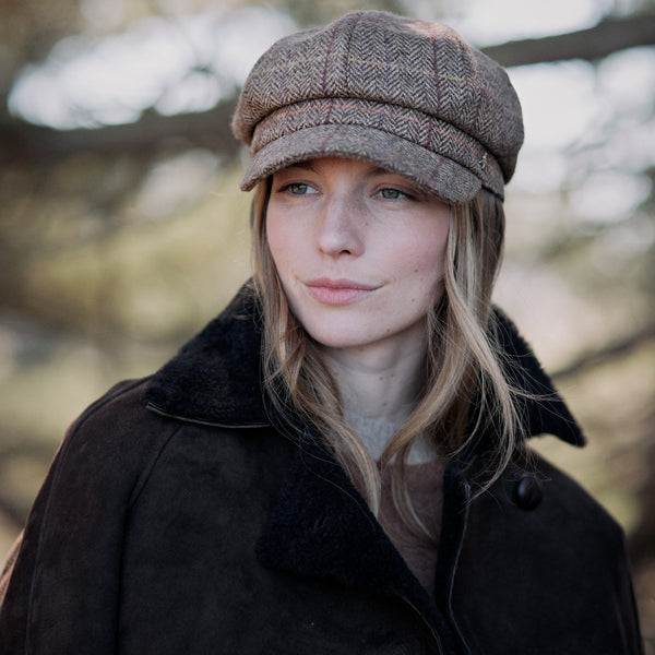 The Higham Tweed Baker Boy Cap