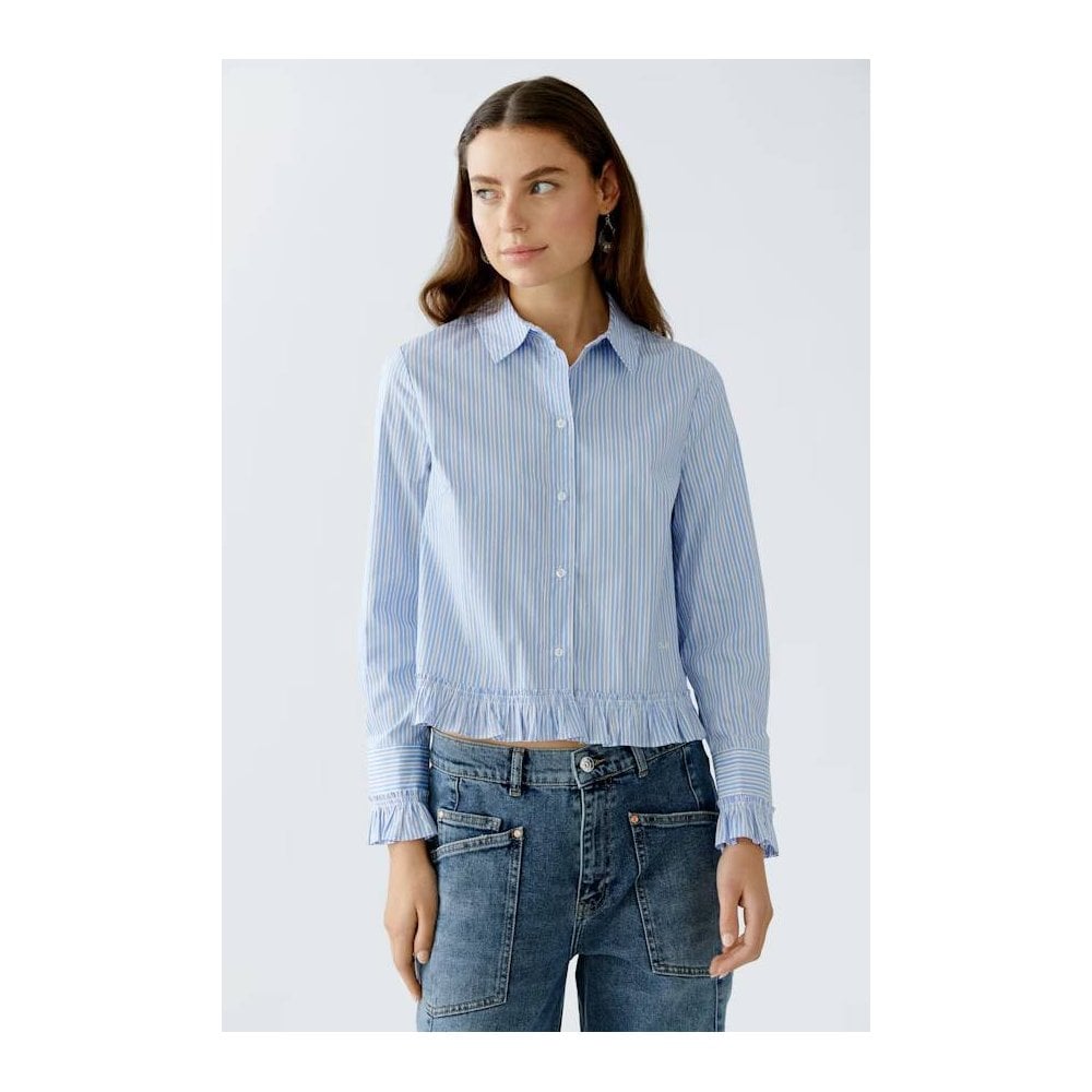 Boxy Cut Frill Blouse