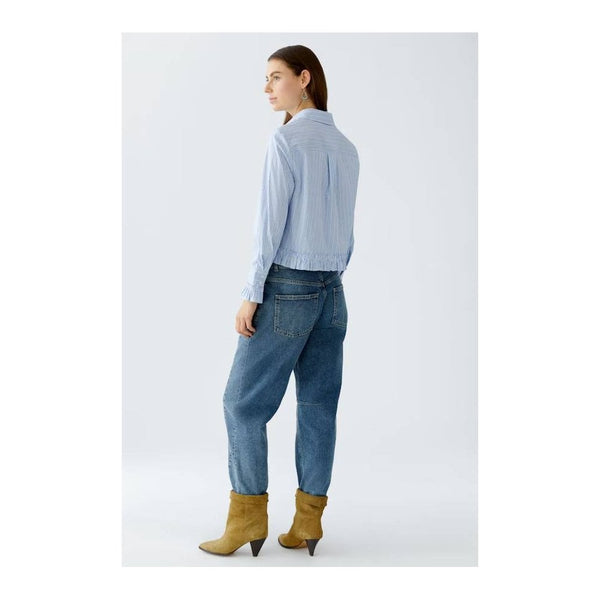 Boxy Cut Frill Blouse