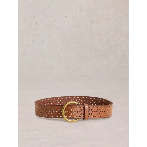 Punch Out Floral Belt