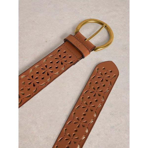 Punch Out Floral Belt