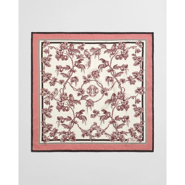 Tree Print Silk Scarf