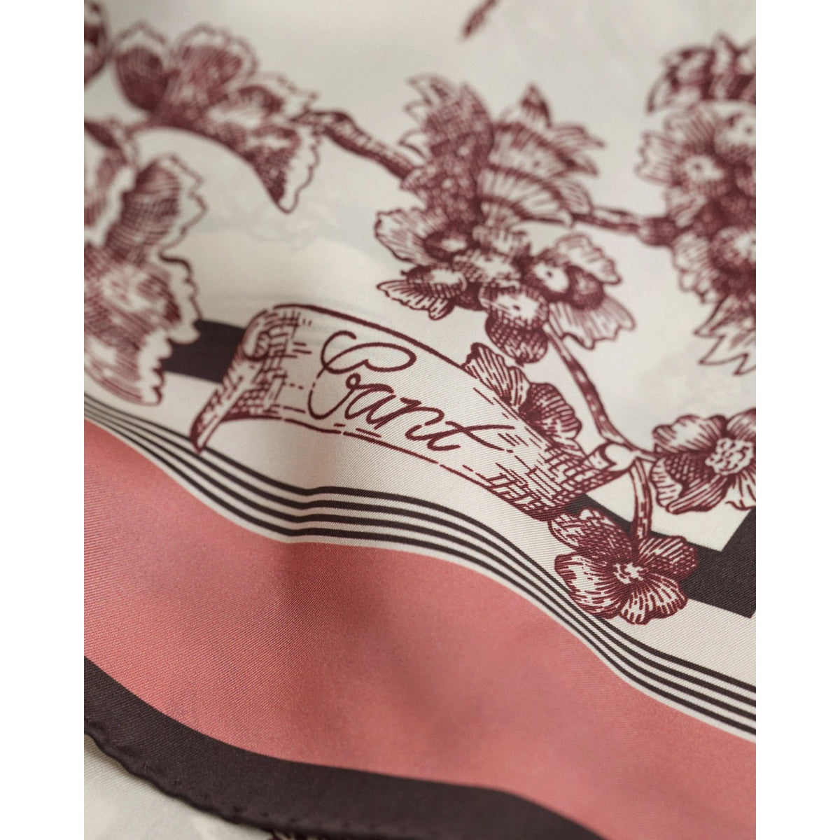 Tree Print Silk Scarf