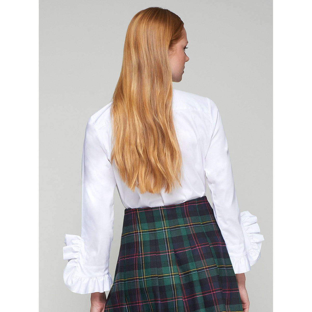White Shirt With XL Ruffles