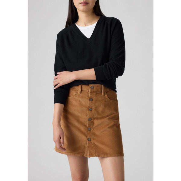 Retro Front Button Skirt