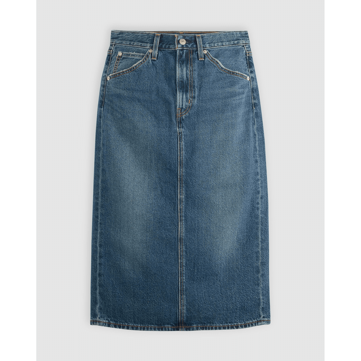 High Rise Slit Skirt
