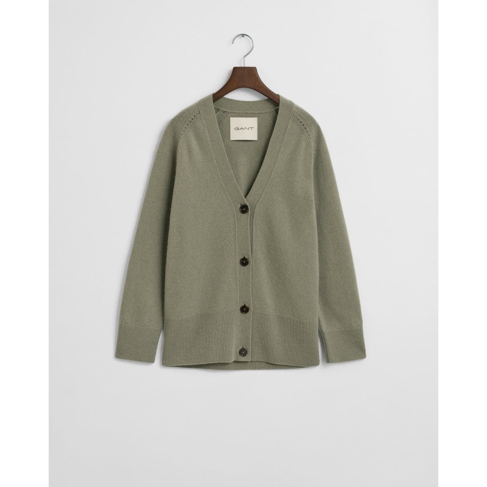 Wool Cashmere Blend Cardigan