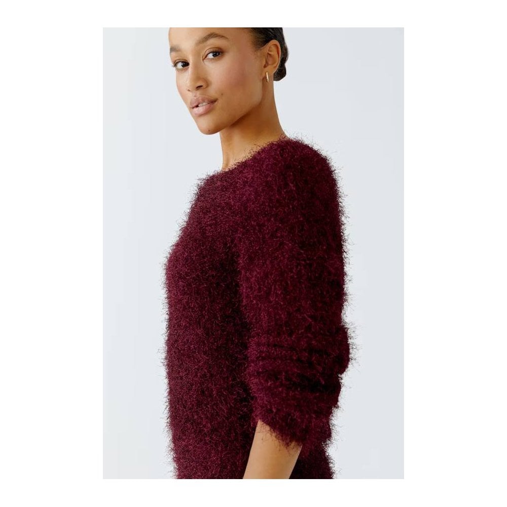 Cropped Fluffy Pullover